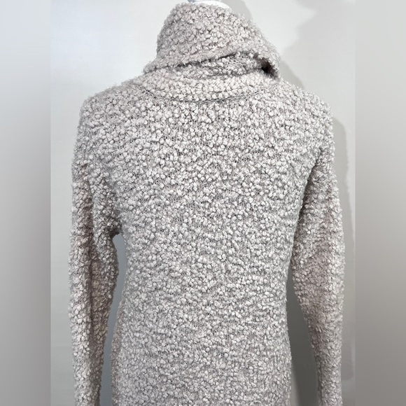 PINK ROSE Beige boucle cowl neck sweater size L. - Picture 4 of 13
